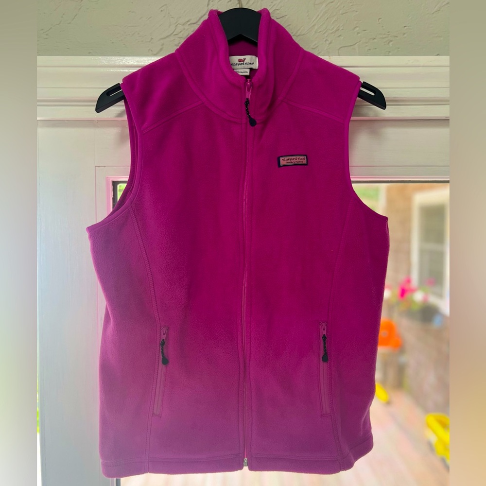 Vineyard Vines Fleece Vest - Size Small